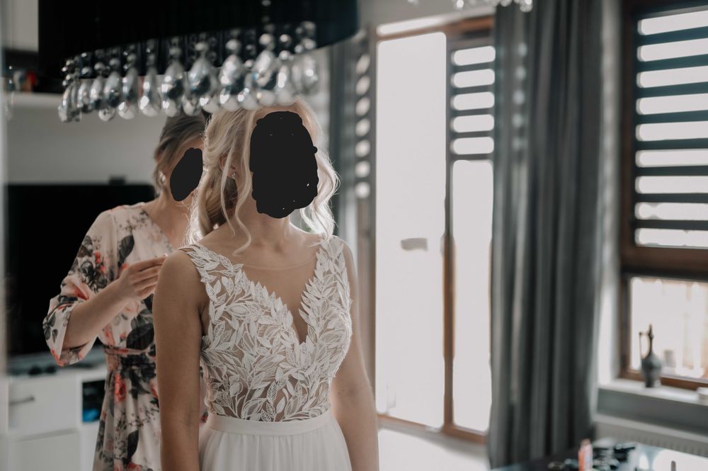 Suknia ślubna 165cm + 8cm