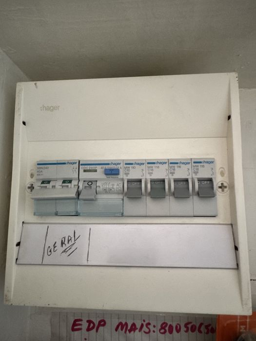 Eletricista e residencial, certificado pela DGEG , disponível 24h