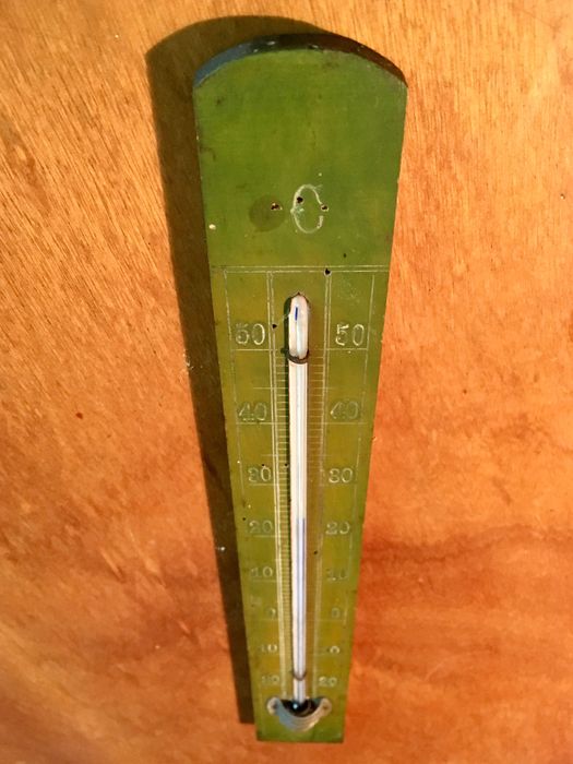 TERMÓMETRO ANTIGO - a funcionar - 30 cm/s