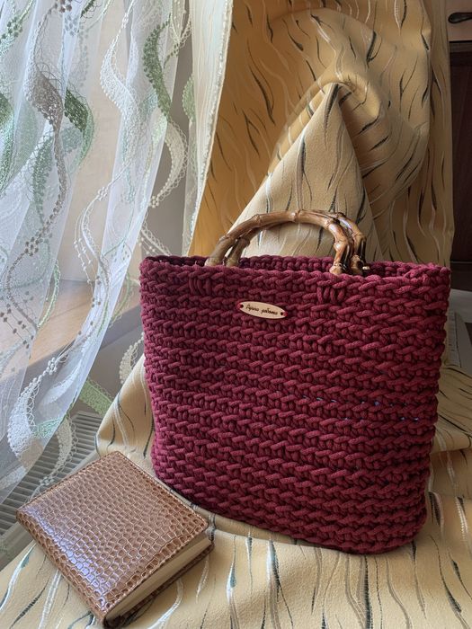 Сумочка ручной работы « Бокал вина»