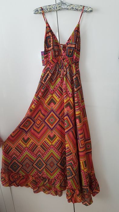 Nowa maxi boho indyjska sukienka r.uniwersalny