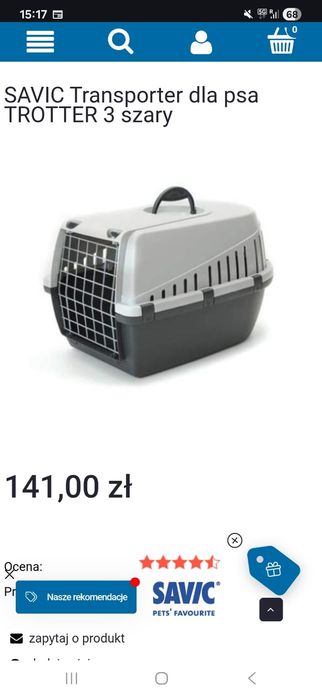 Transporter dla zwierząt SAVIC