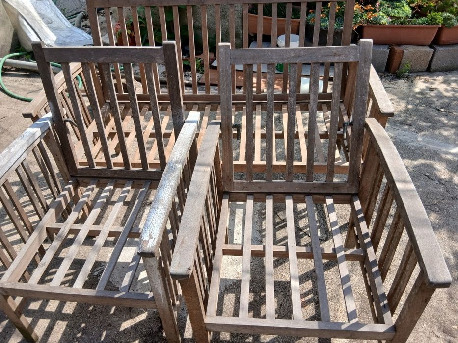 Conjunto cadeiras jardim