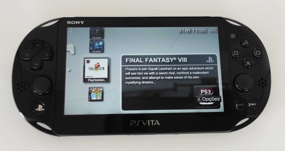 Playstation VITA 2000 - Desbloqueada - Cartão 256GB - Excelente