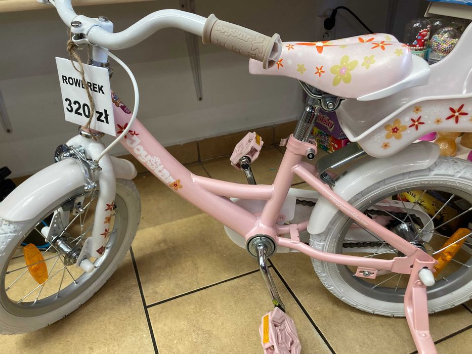 Rowerek dziecięcy JOYSTAR dla dziewczynek w wieku 2 - 4 lata 12 cali