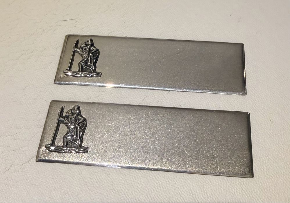 Placas em prata- novas-