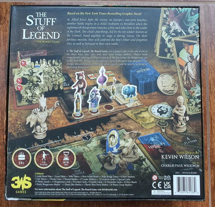 The Stuff of Legend, gra planszowa, EN