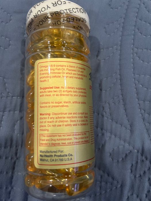Рибʼячий жир Fish oil Omega-3 Nature Made (США)