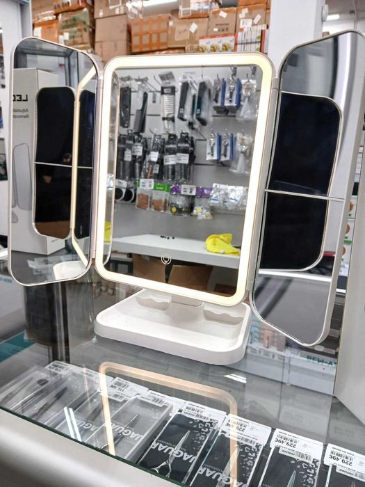 Espelhos de Aumento 3X,2X,1X com Luz