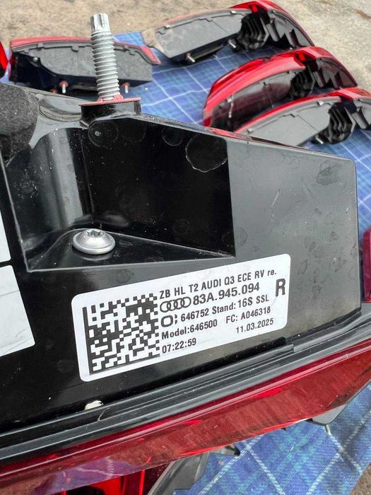 Фонари Ауди Q3 83A Фара Audi Ку3 Фары  83А Фонарь Ку 3 Стопы Audi