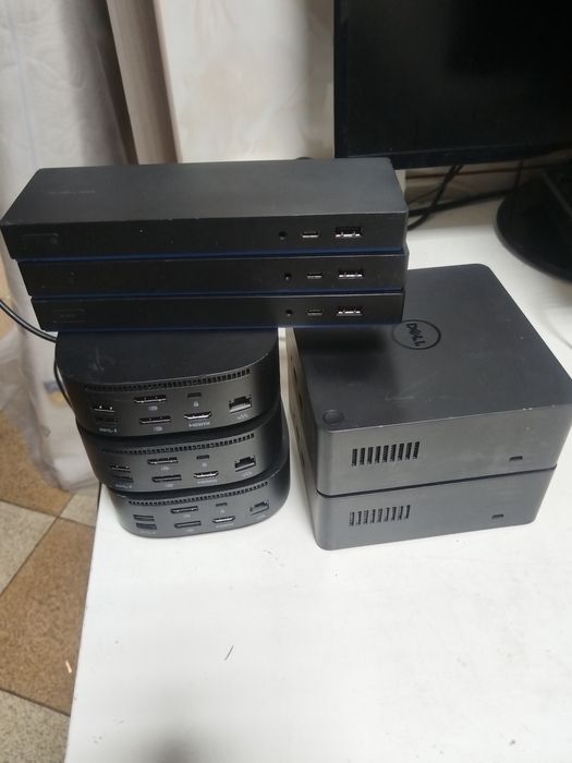 Stacja dokująca HP i Dell  USB-c zestaw polecam