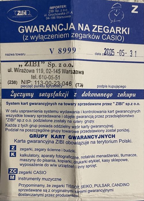 Zegarek Analogowy Classic Genuine Leather „Continental Contitech”