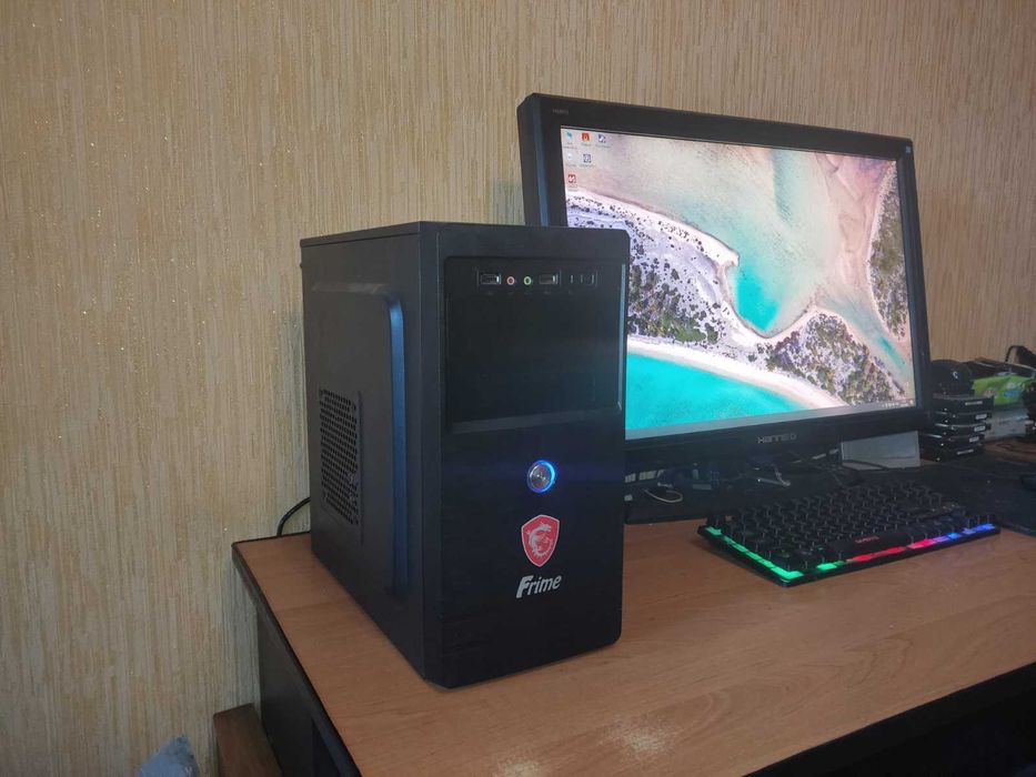Компьютер Intel i3-7100(4x3,90),GT 1030 2Gb ,DDR4 16Gb,SSD 120,HDD 500