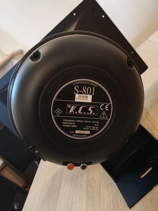 Cornetas de alto desempenho para colunas profissionais