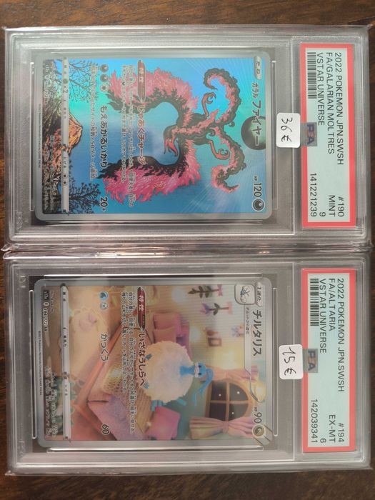 Cartas Graded Pokemon TCG - PSA/BGS/CGC Inglês e Japonês