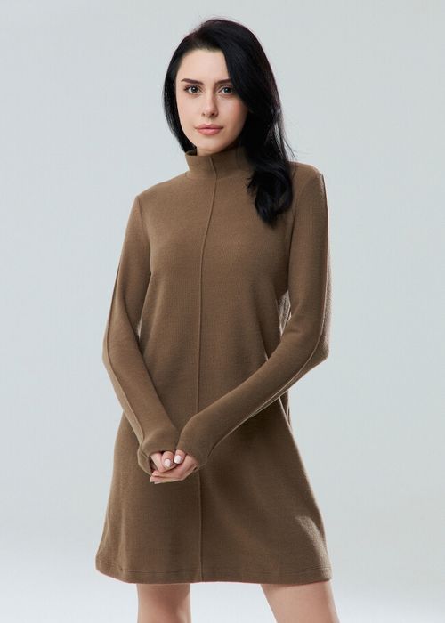 Сукня рубчик шоко