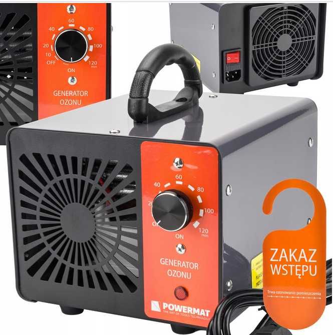 Ozonator Oczyszczacz do Powietrza GENERATOR OZONU 60 000 MG/H + TIMER