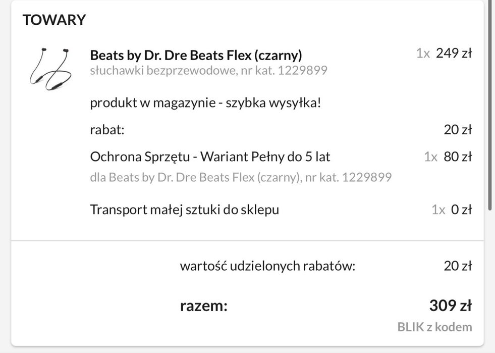 Sluchawki beats flex