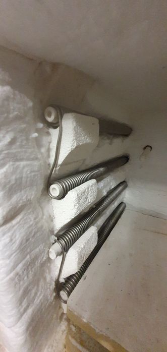 Mufla forno cerâmica eléctrico com gás 1300 graus