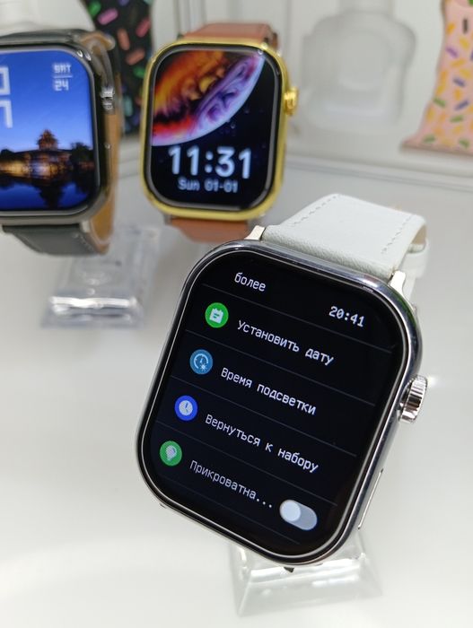 Набор ‼️ Smart watch S9 ДВА РЕМЕШКА + НАУШНИКИ! Смарт часы/годинник ‼️