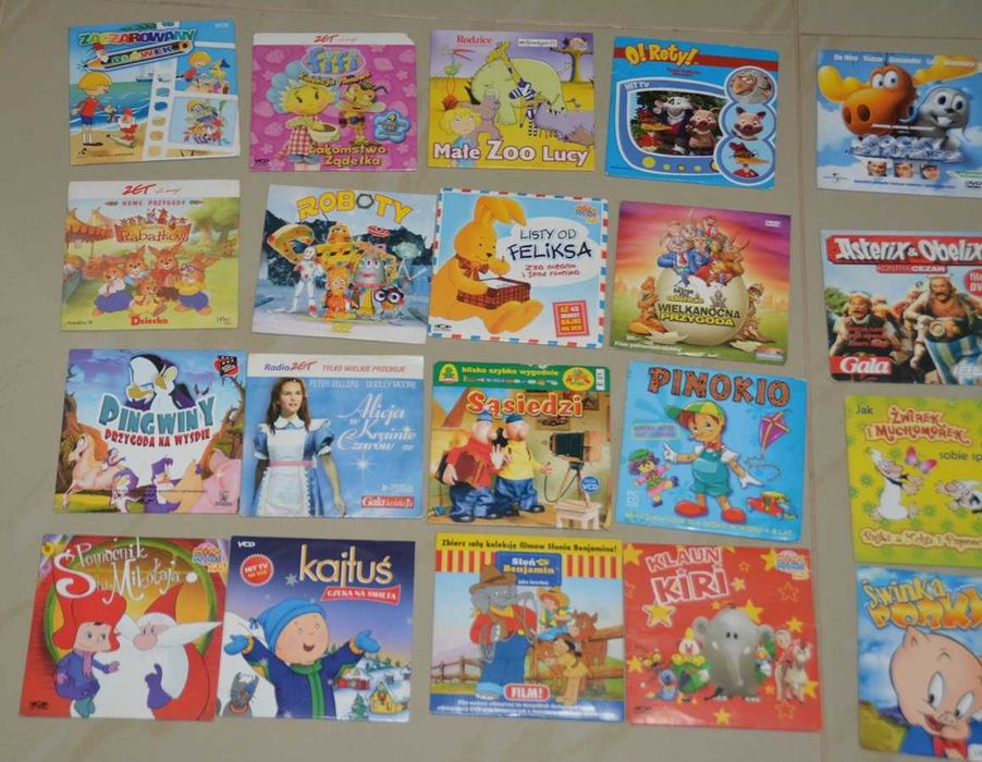 Kultowe bajki na dvd, 35 sztuk