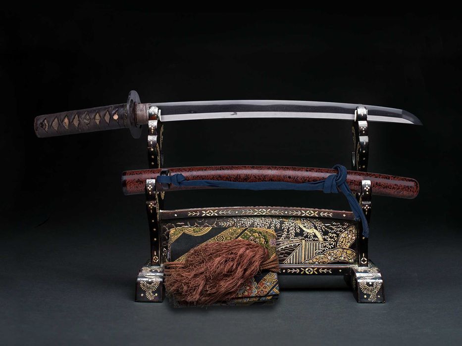 Oryginalne japońskie wakizashi w oprawia koshirae.