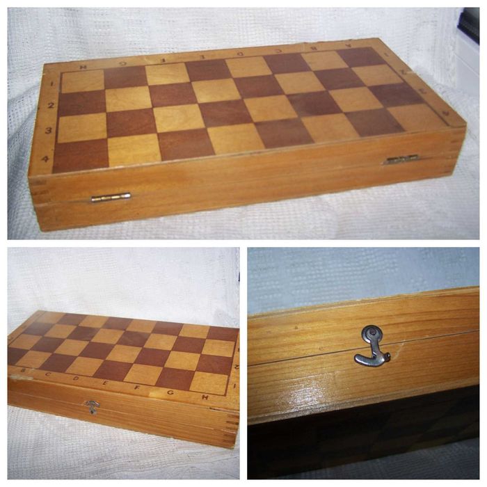 Магнитные шахматы и  деревянная шахматная доска