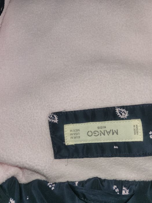 Kamizelka ocieplacz serdak dla dziewczynki Mango r. 122 128