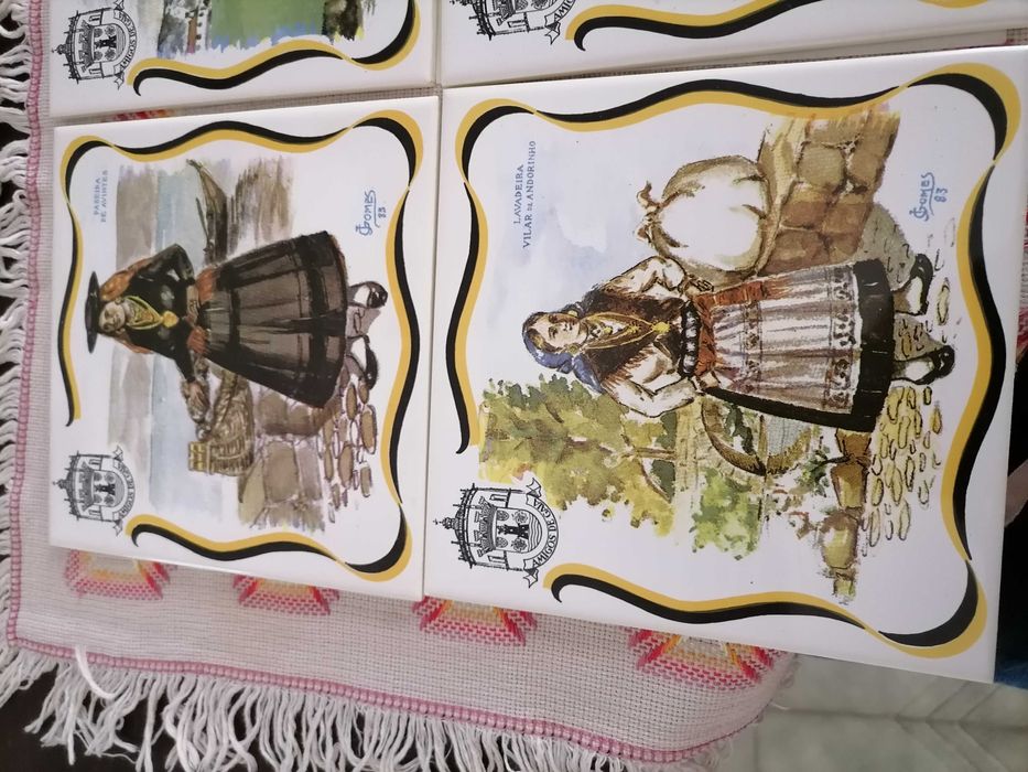 Azulejos trajos típicos de Gaia