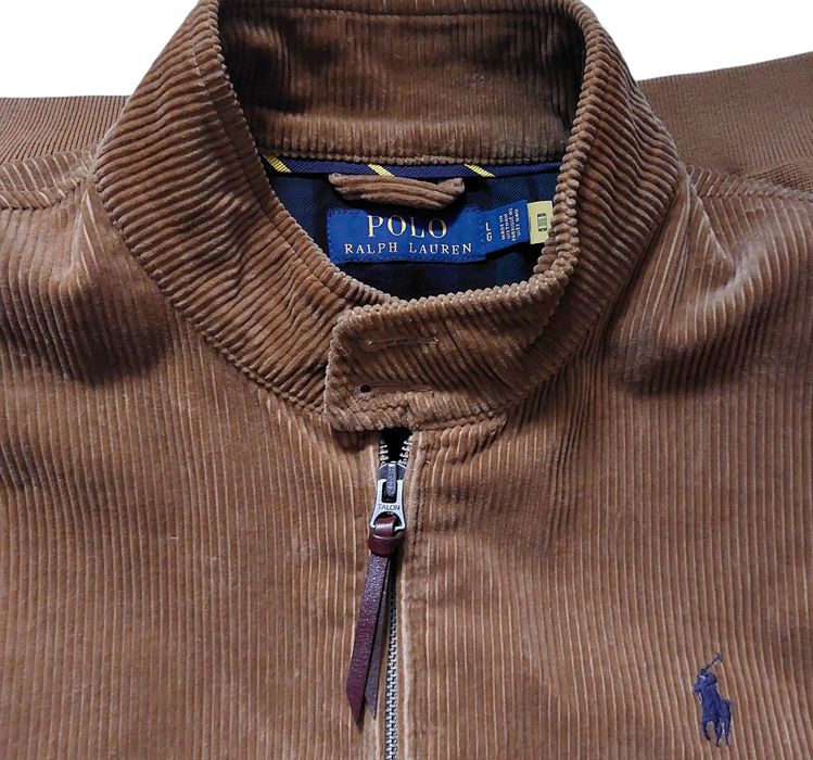 Ralph lauren nowa kurtka sztruksowa bomber lekka męska r. XL