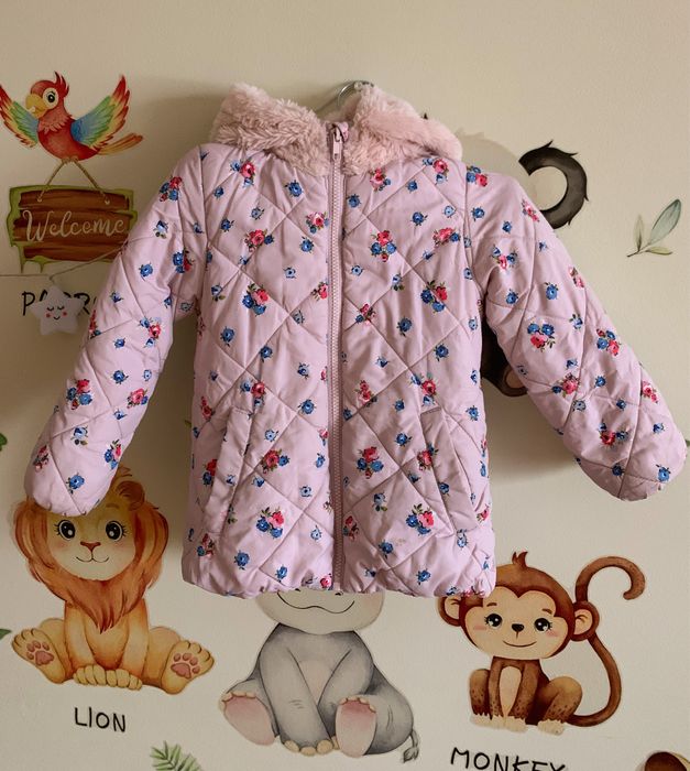 Курточка зимова для дівчинки 3-4 роки