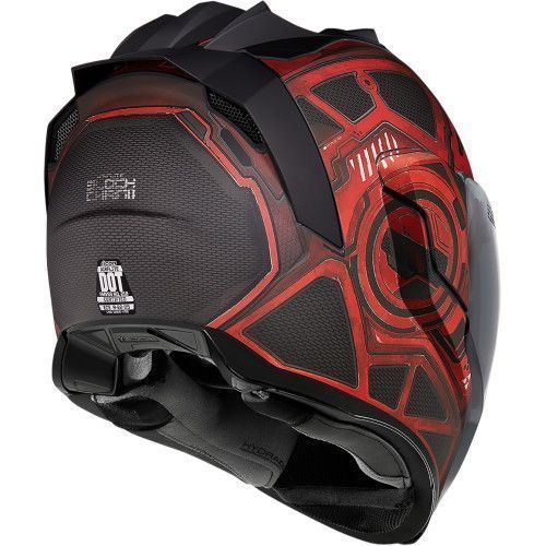 capacete icon airflite  blockchain red