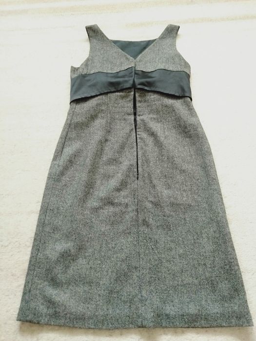 Bezrękawnik damski z tweedu.