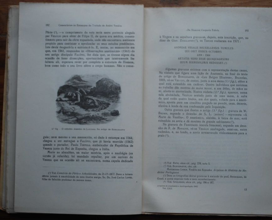 Comentários Às Estampas do Tratado de André Vesálio