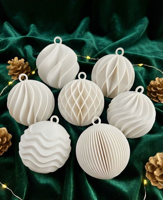 Іграшки для ялинки 8шт