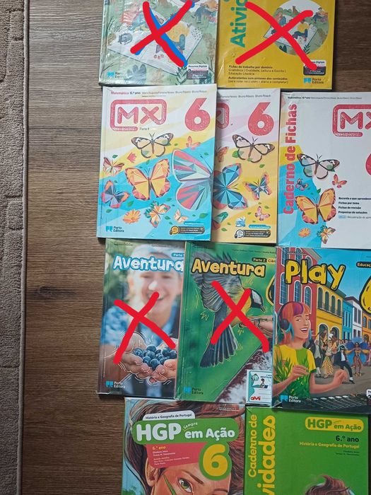 Manuais escolares do 6º ano