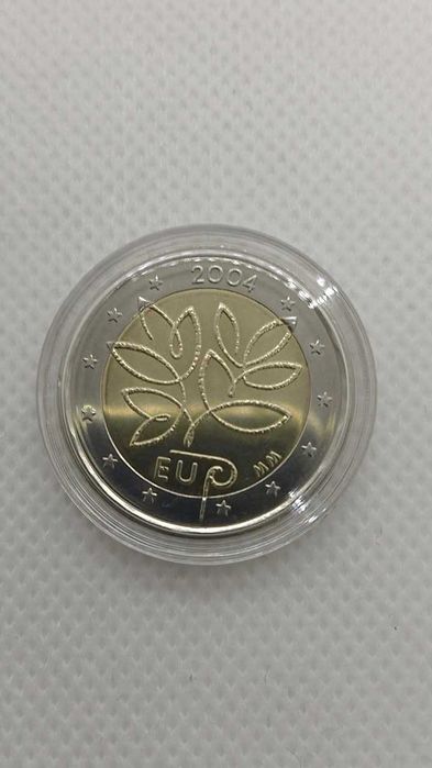 moeda 2 euros FINLÂNDIA 2004