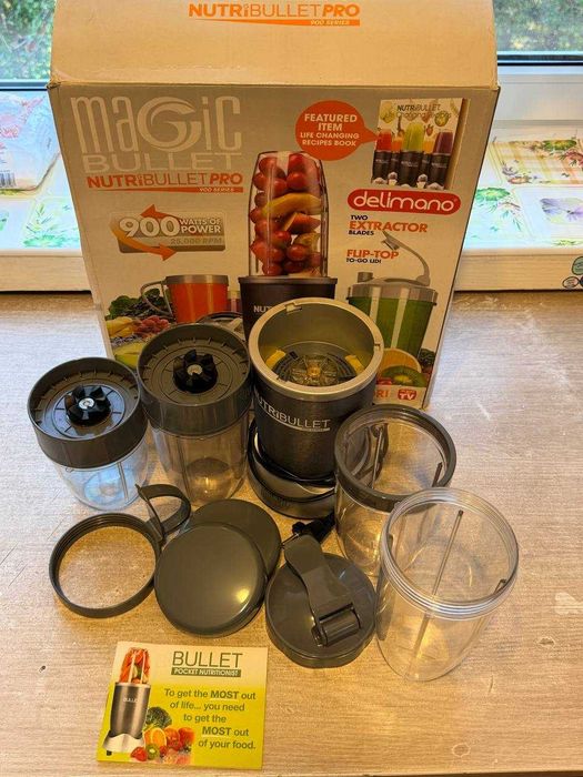 Блендер NutriBullet Pro 900W Magic Bullet (Delimano)