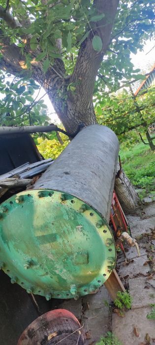 Beczka zbiornik na wodę stalowa