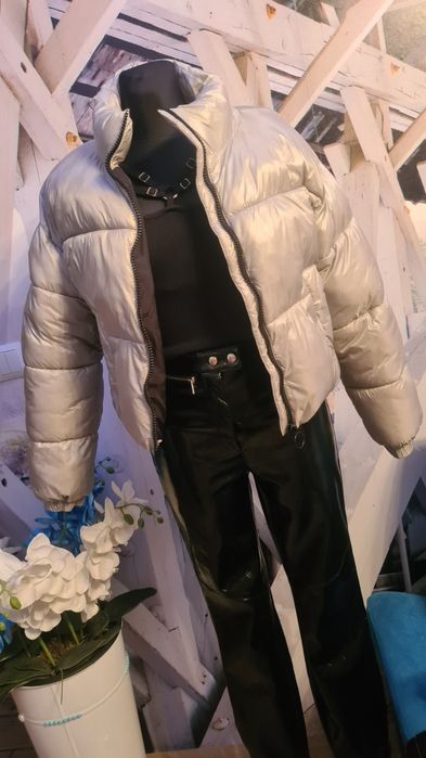Kurtka Stradivarius oversize szara