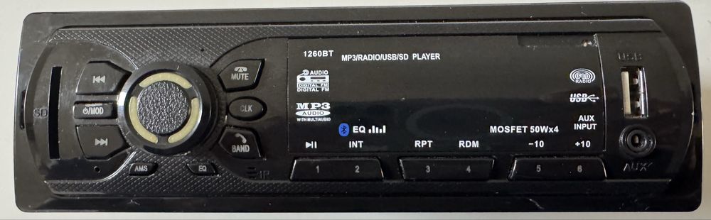 Auto rádio como novo