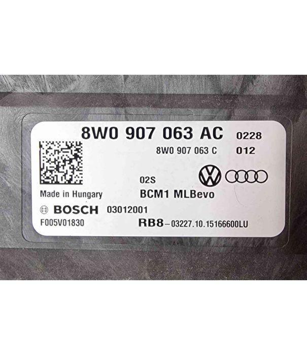 Módulo Eletrónico 8W0907063AC - AUDI A4 B9 Avant