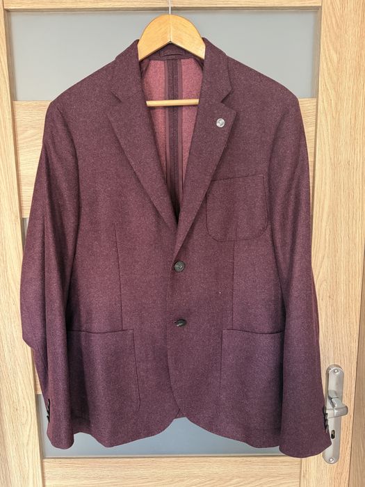 Burgundowa marynarka męska Michael Kors, 42R/52