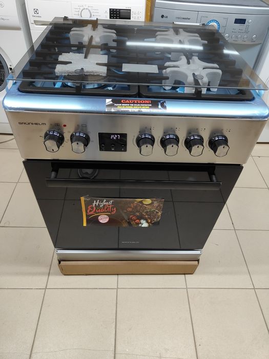 Газова плита Grunhelm FD66234I, 60 см.нержавійка