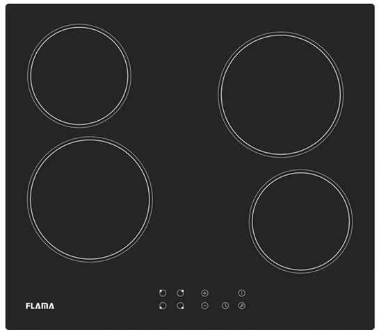 Placa de Vitrocerâmica FLAMA 9035FL usada