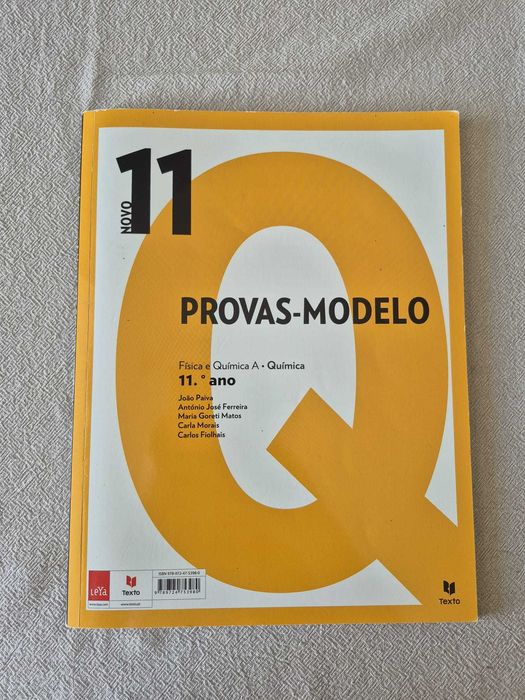 Livro de exercícios, problemas e provas modelo Física e Química A 11º ano ISBN: 978-972-47-5398-0