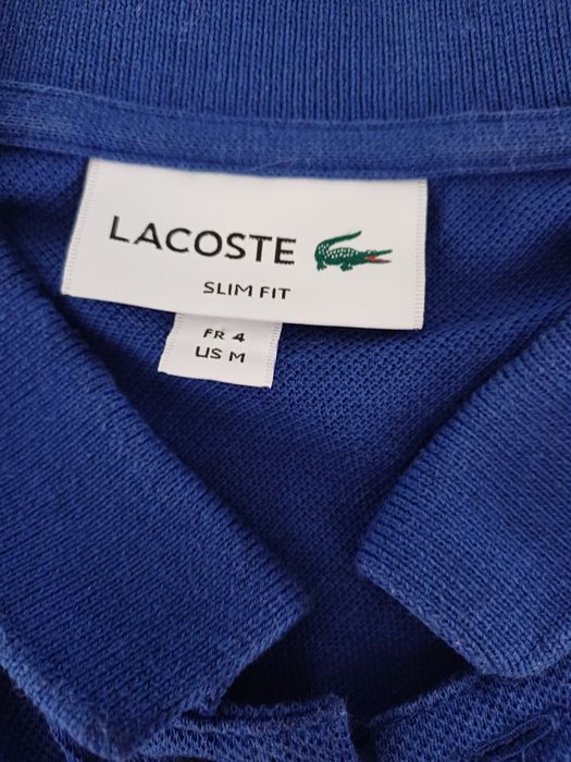 Lacoste M koszulka polo granatowa męska t shirt bawełna