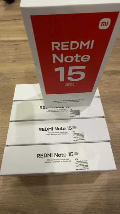 Telemóvel Xiaomi Redmi Note 15 5G - 8GB ram 256GB disco Preto - Novos caixa fechada !