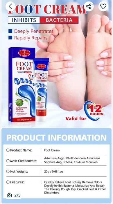 Krem do pielęgnacji stóp