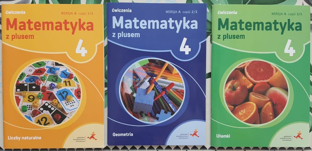 Matematyka z Plusem 4 GWO Ćwiczenia Wersja A Liczby + Figury + Ułamki